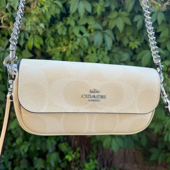 Coach Hay/Yellow Hailey Shoulder/Crossbody Bag-CAN70 - Picture 4 of 9